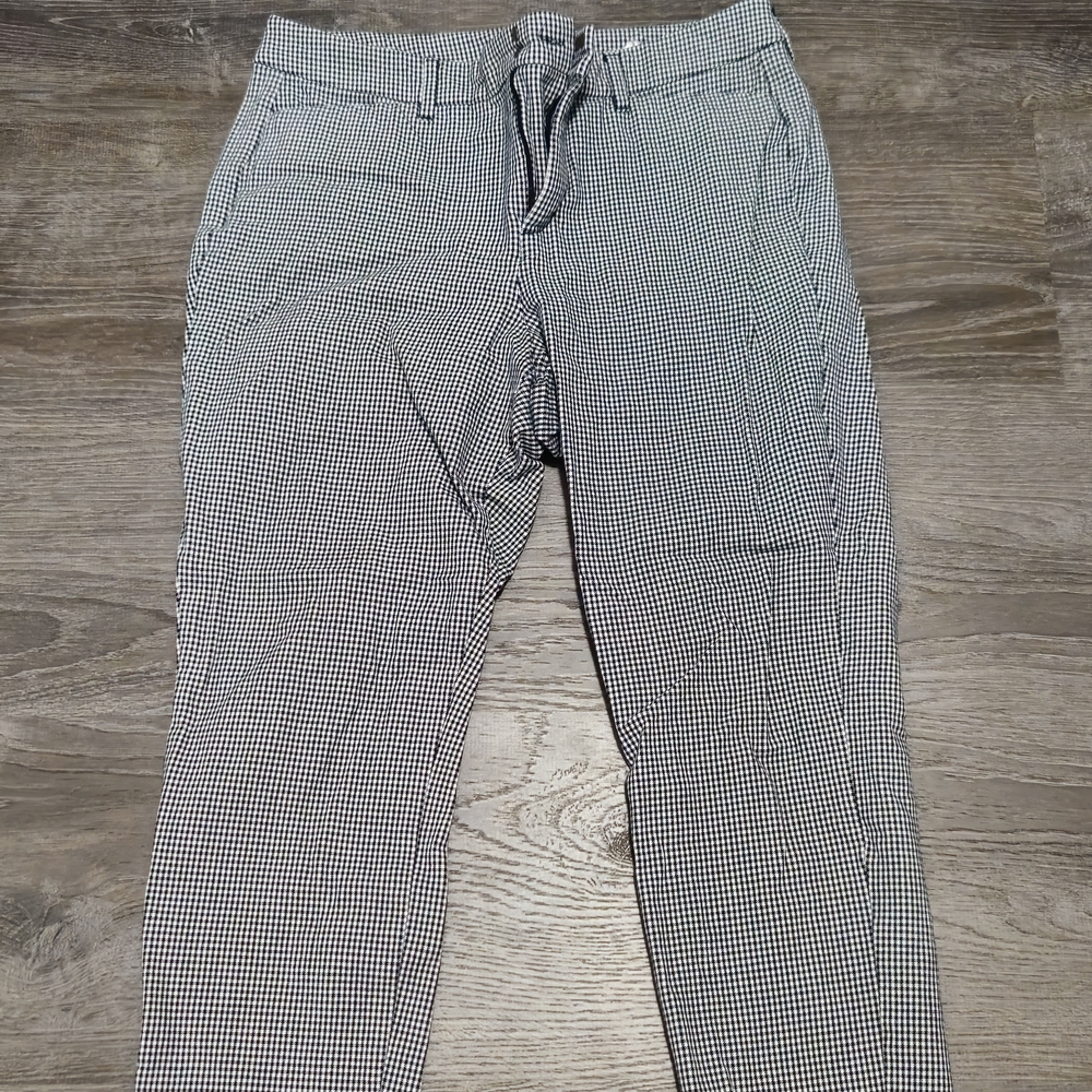 Black and White Checkered Pixie Pants